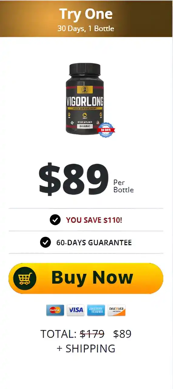VigorLong - 1  Bottle Pricing